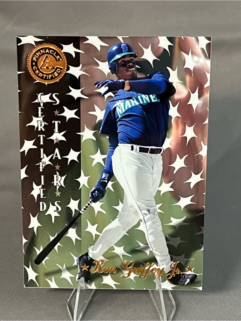 Ken Griffey Jr Pinnacle Certified Stars Mariners Card #136
